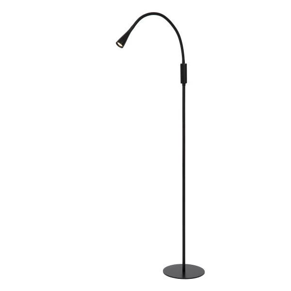 Lucide ZOZY - Lampadaire / lampe de lecture - LED Dim. - 1x4W 3000K - 3 StepDim - Noir - DETAIL 2